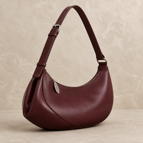 Solene Crescent Shoulder Bag - main view