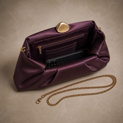 Vesper Evening Clutch - interior view